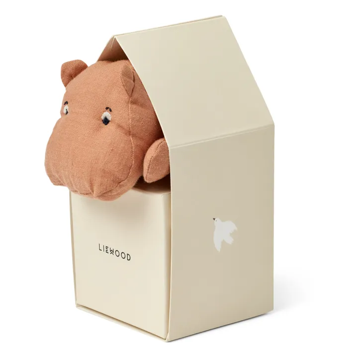 Liewood Peluche hippo Myra en coton bio | Rose