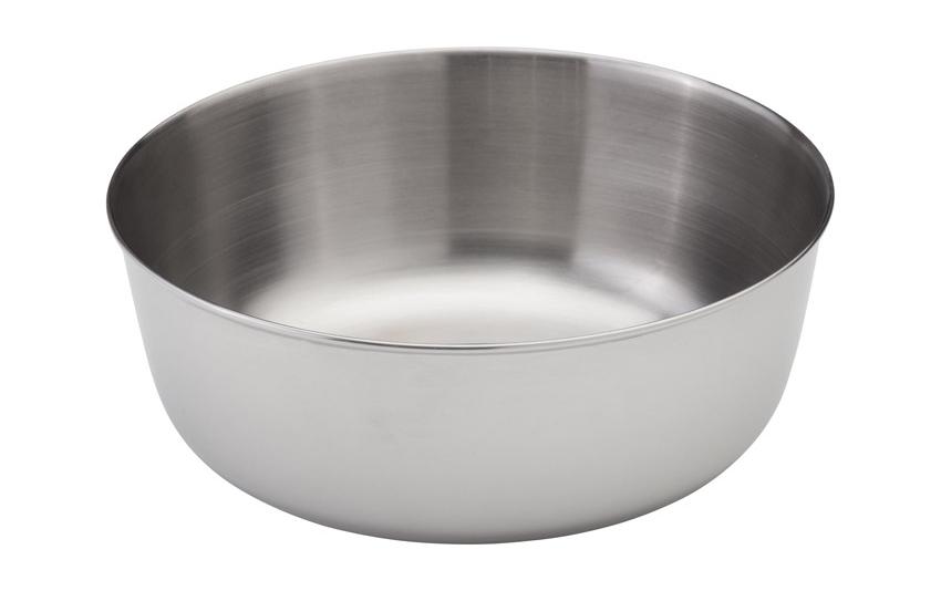 Outdoor-Schüssel Alpine Nesting Bowl SilberEdelstahlschüssel für Rucksacktouristen