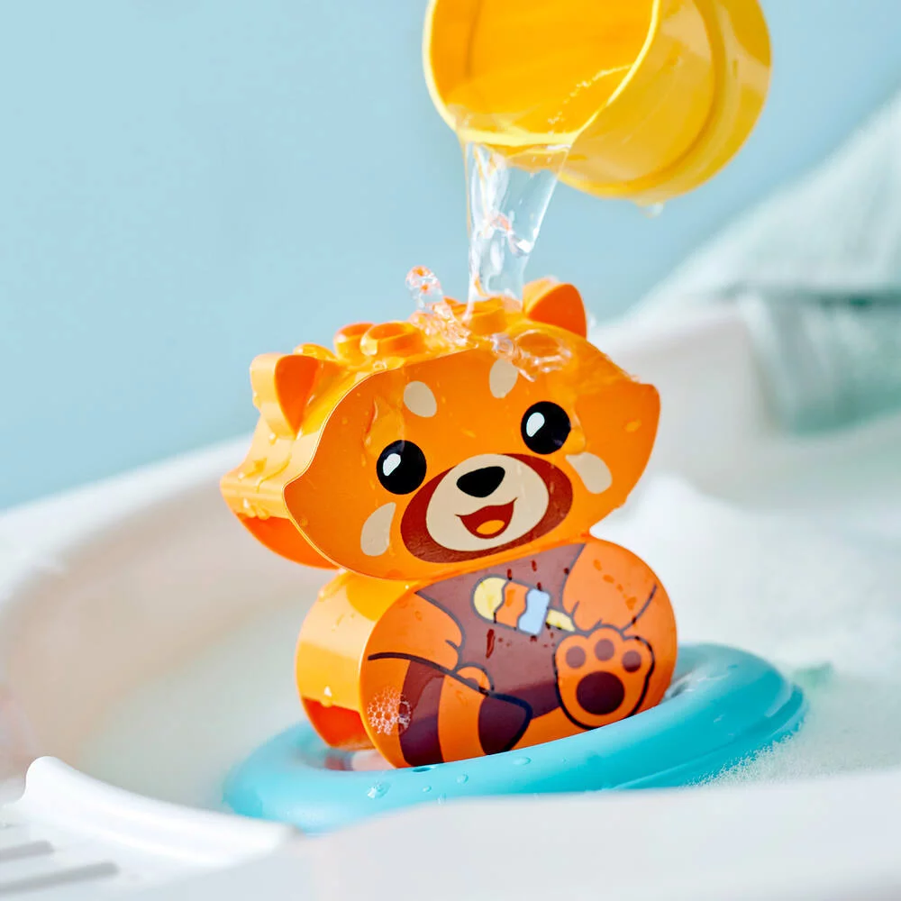LEGO®DUPLO 10964 - JOUET DE BAIN - LE PANDA ROUGE FLOTTANT