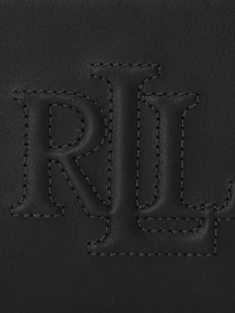 LAUREN RALPH LAUREN Ledertasche - Mini Bag schwarz