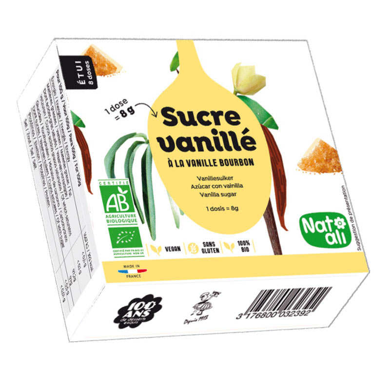 Sucre vanillé bio