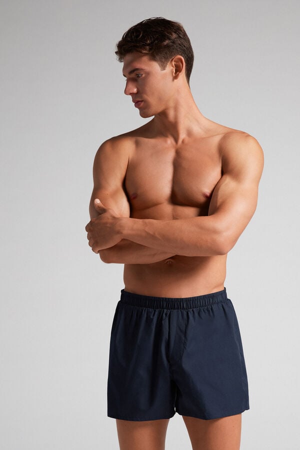 Cuecas boxer de tecido com estampa sofisticada