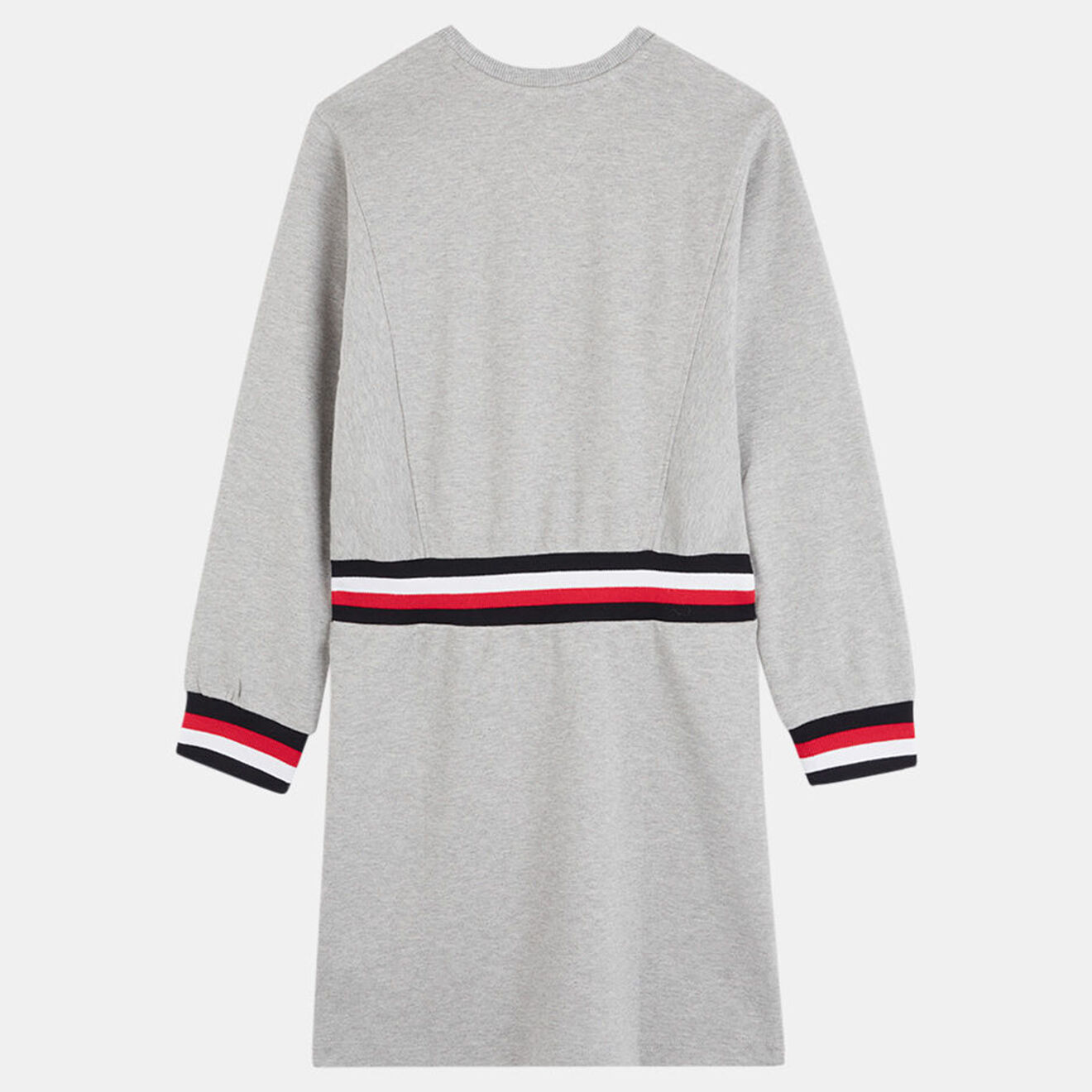Tommy Hilfiger Robe sweat en Coton biologique à bandes gris