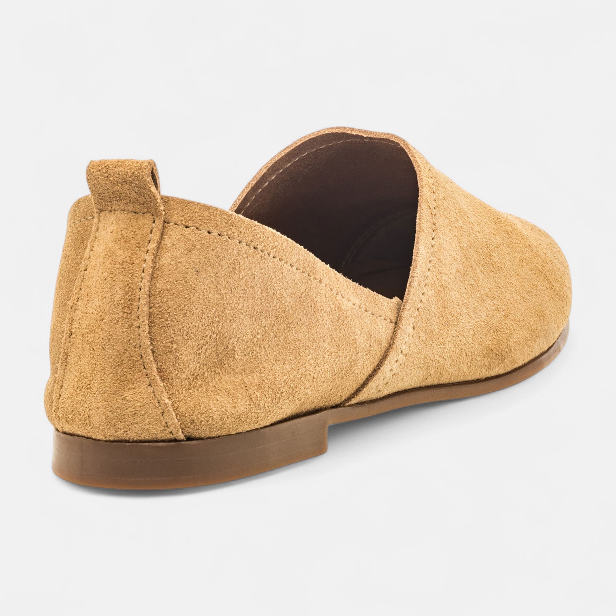 Mocassins Femme en cuir beige