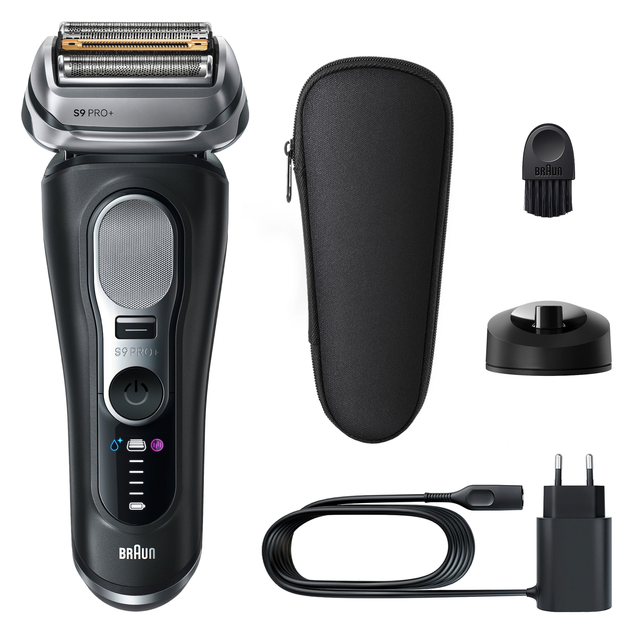 Braun Elektrorasierer »Series 9 9610s« integrierter Präzisionstrimmer Pro-SensoAdapt, Ladeständer, 5+1 ultradünne Präzisionsklingen