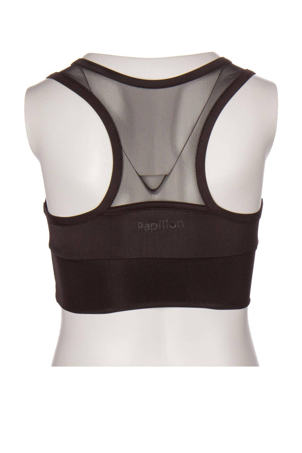Papillon sporttop zwart