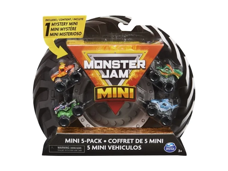 Monster Jam Mini Scale 5 pack