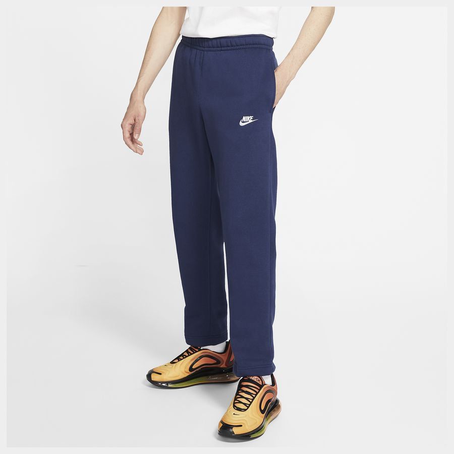 Nike Bas de Survêtement NSW Club - Bleu Marine/Blanc
