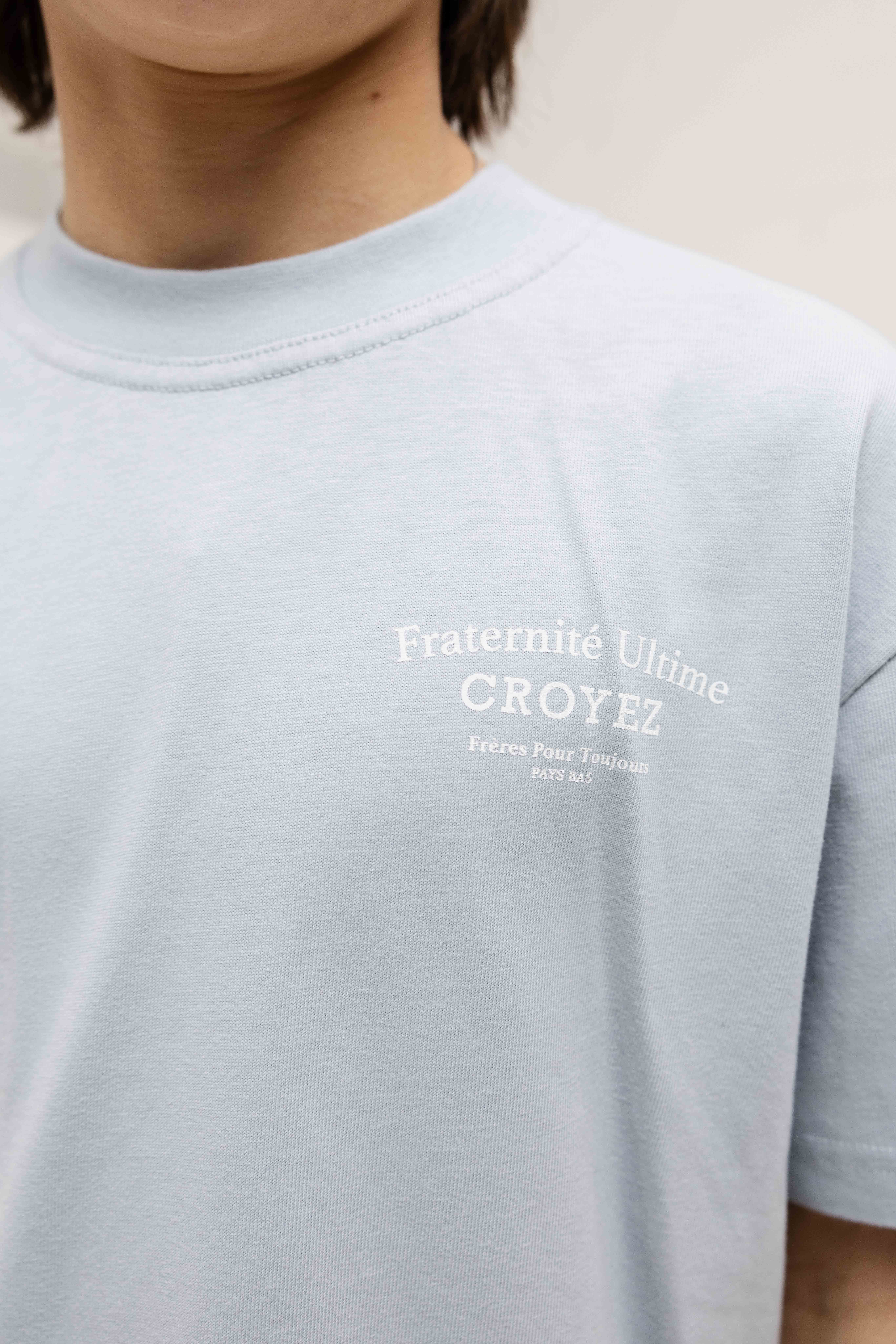 Croyez Mini Fraternité T-Shirt Kids Lichtblauw