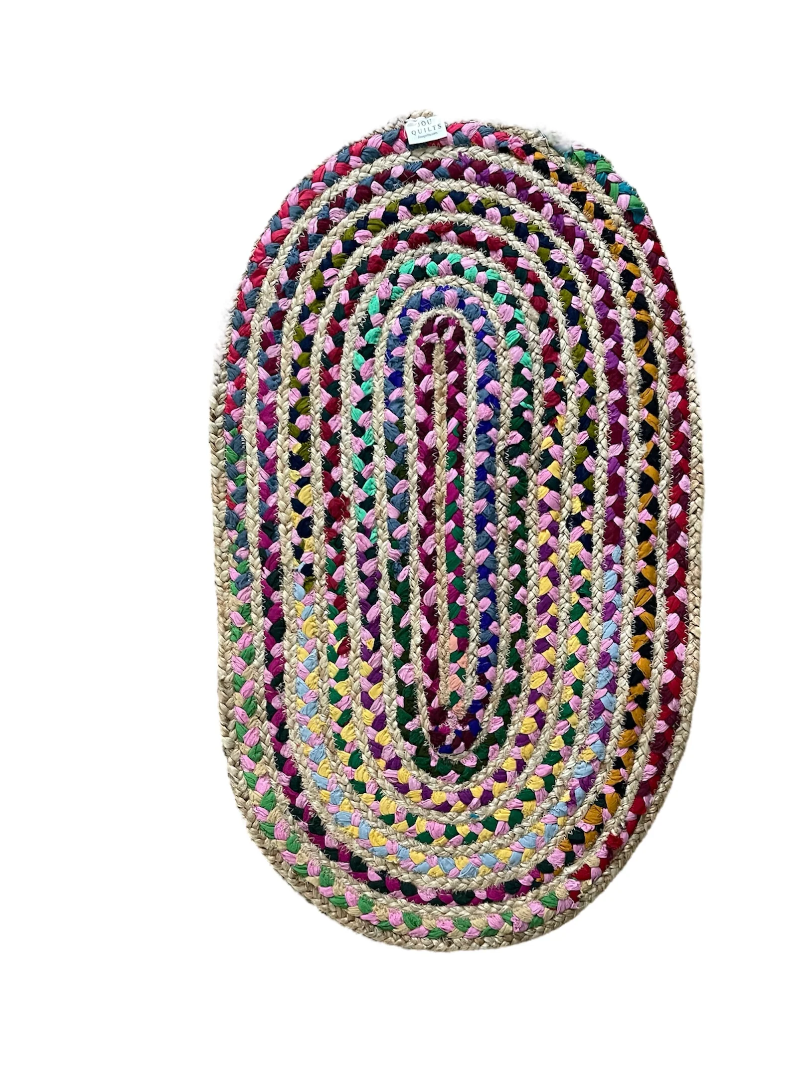 Jou Quilts  Jou Jute dørmåtte, mix - 70x40 cm.