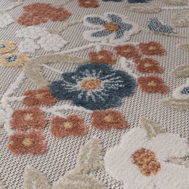 Binnen- & buitenvloerkleed - Bloom Oriental Multicolor