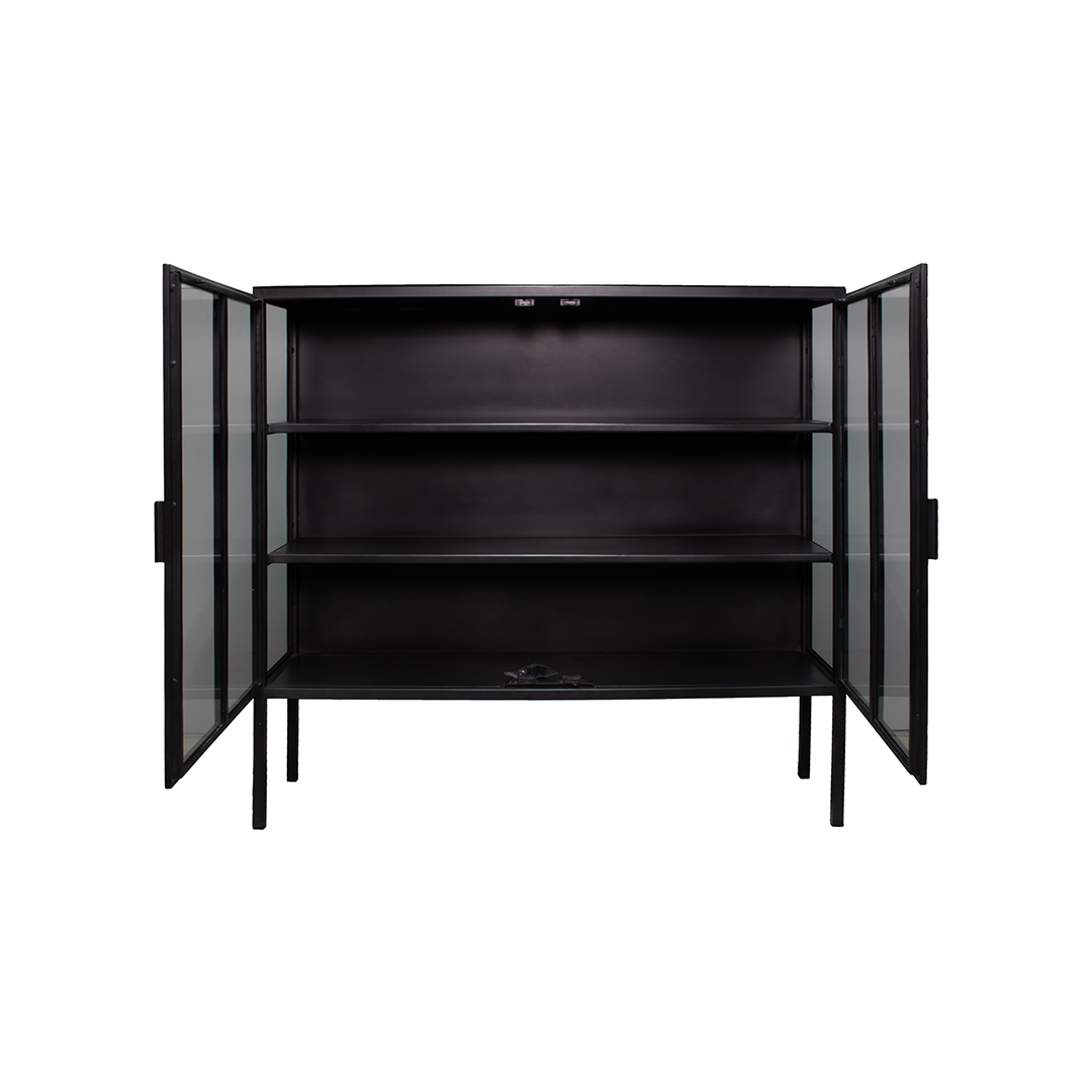 Wandkast Kentucky Zwart