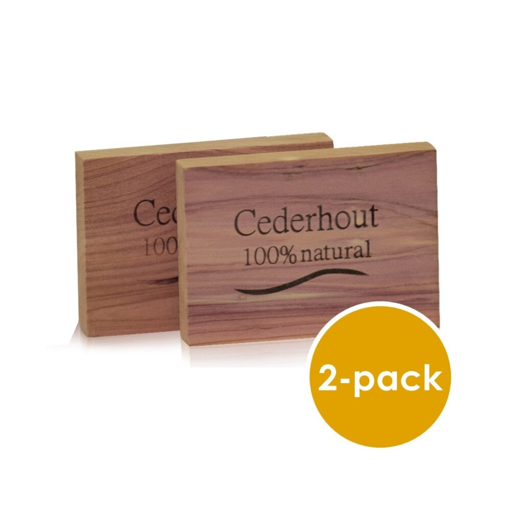 Cederhout Ladenblok Anti Mot2 stuks