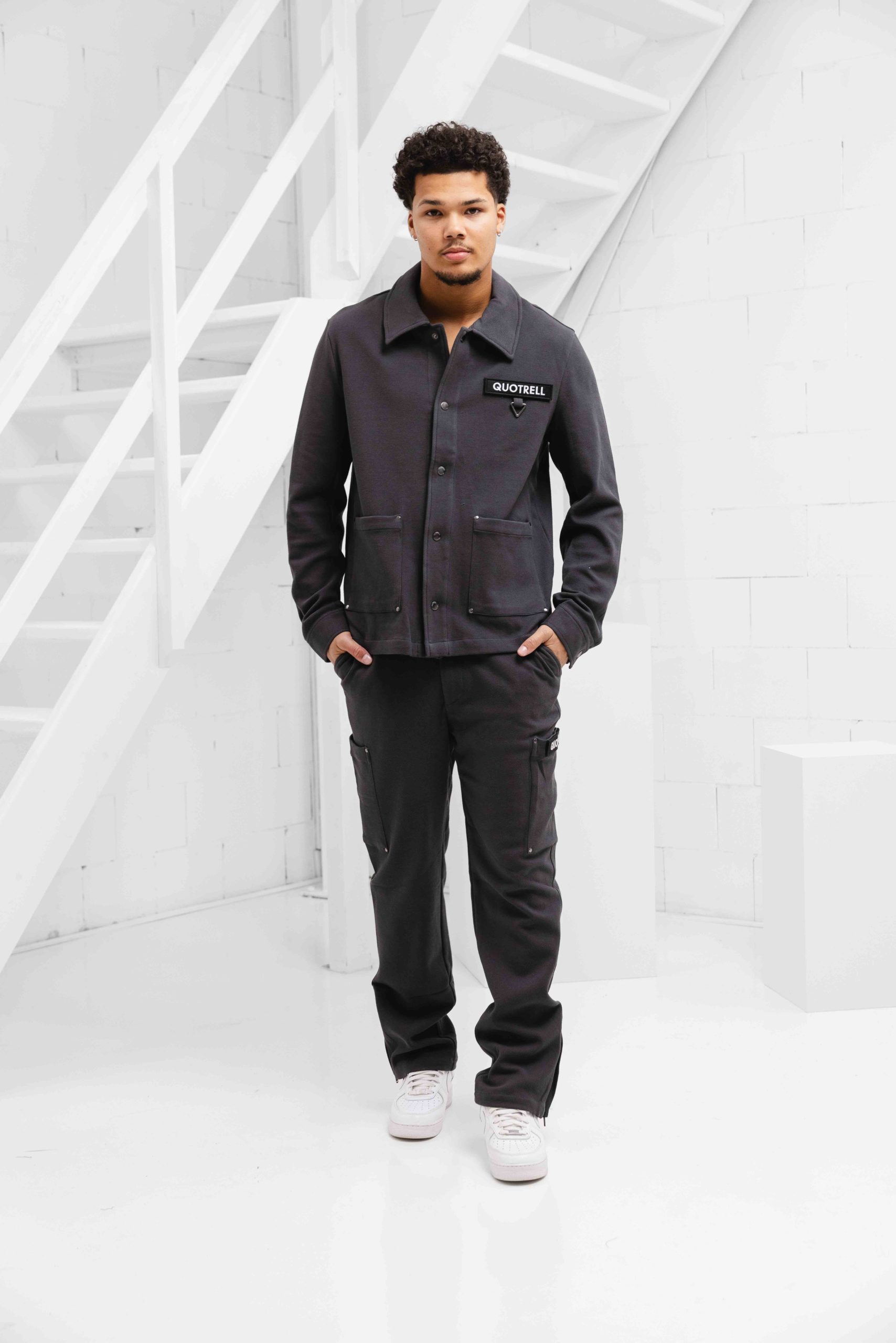 Quotrell Camilo Set Heren Grijs