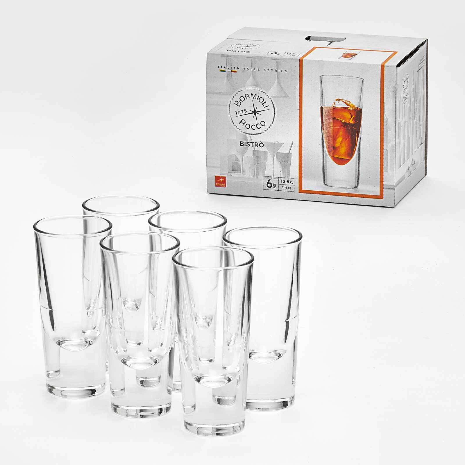 Bormioli Rocco Aperitifgläser Bistro 140 ml 6er Set