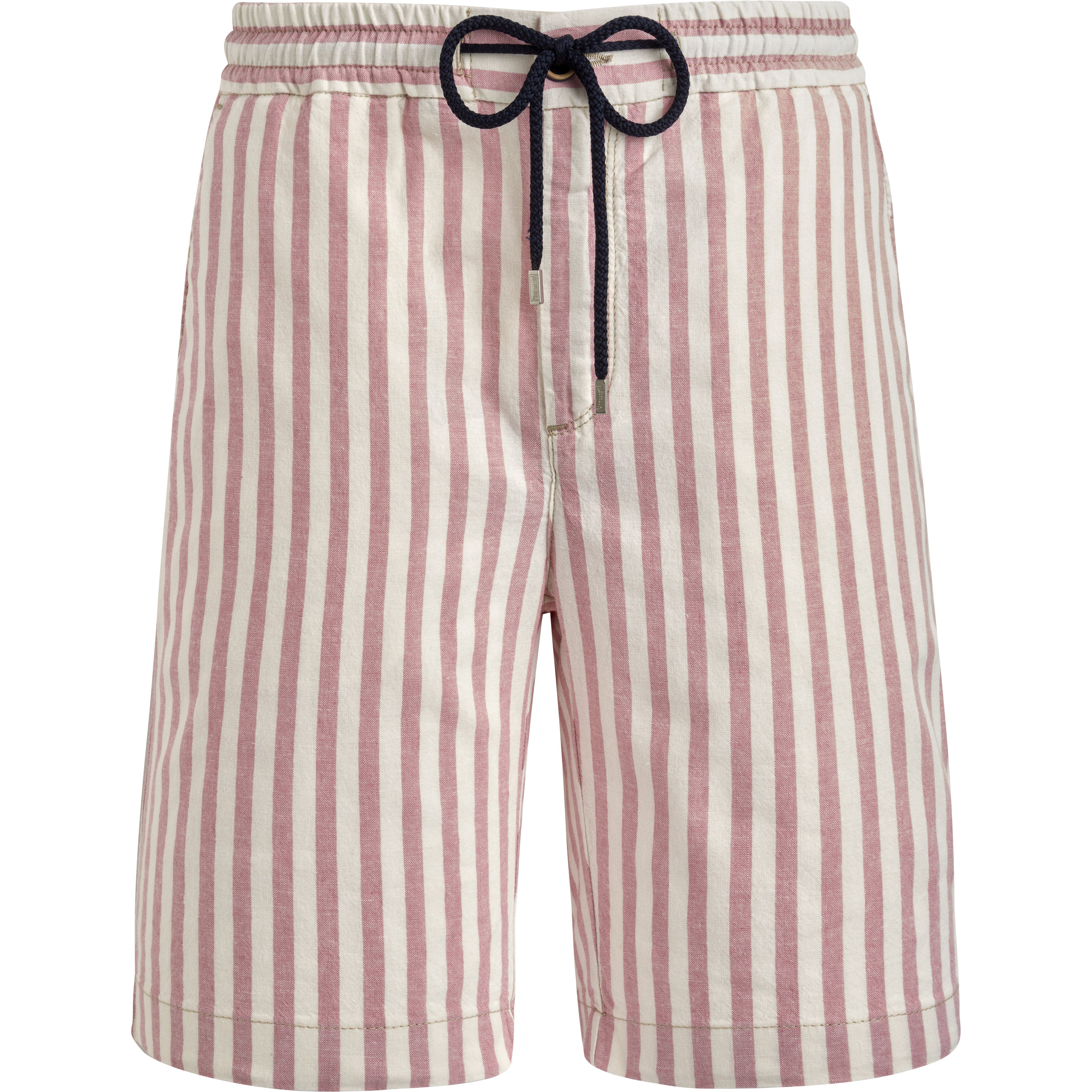 Bermuda en Coton et Lin Rayé Homme | Short Homme Vilebrequin