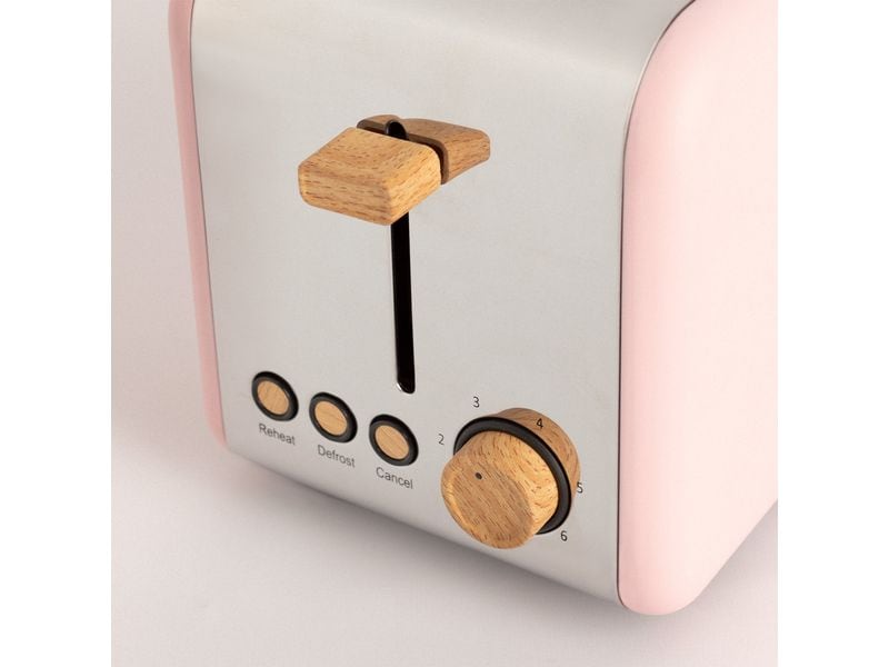 Create Toaster Retro Pastelrosa Toaster im Retro-Design