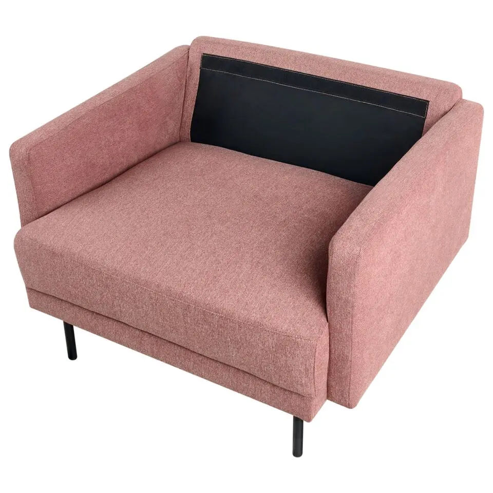 BREDA - Fauteuil - Roze - Polyester