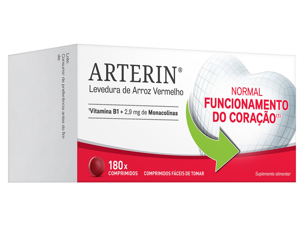 SUPLEMENTO ARTERIN 2.9MG 180COMPRIMIDOS