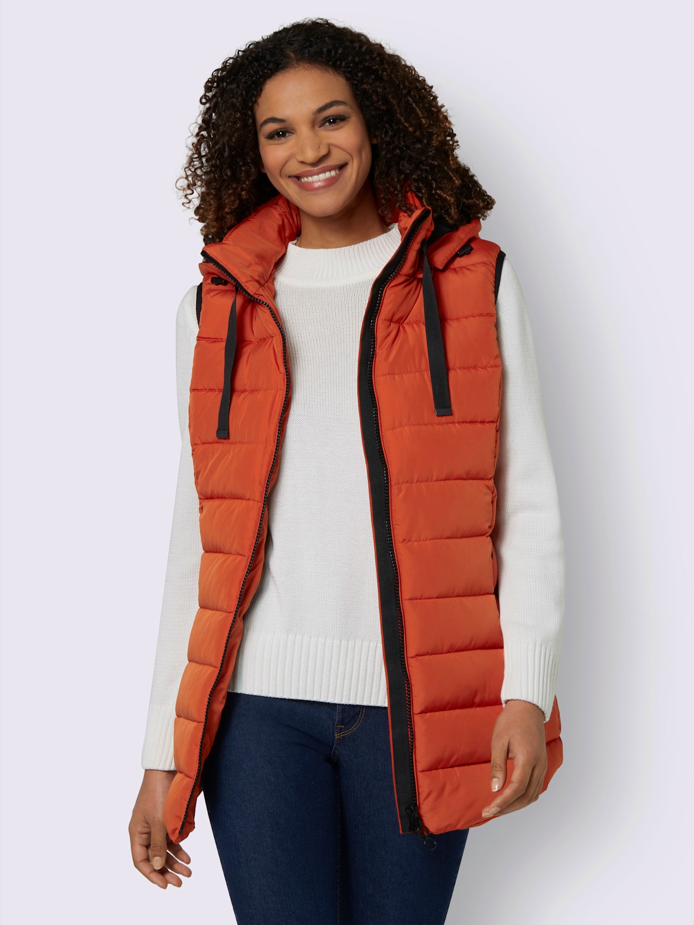 Gilet matelassé matelassage affinant