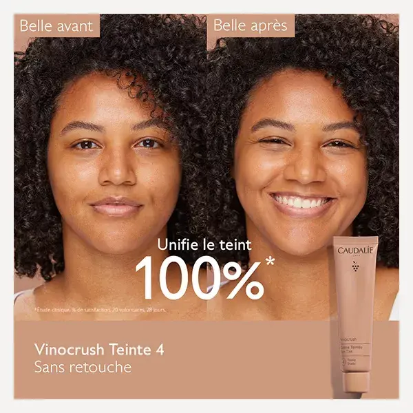 Creme tonalizante Vinocrush da Caudalie - Cor 4 - 30ml