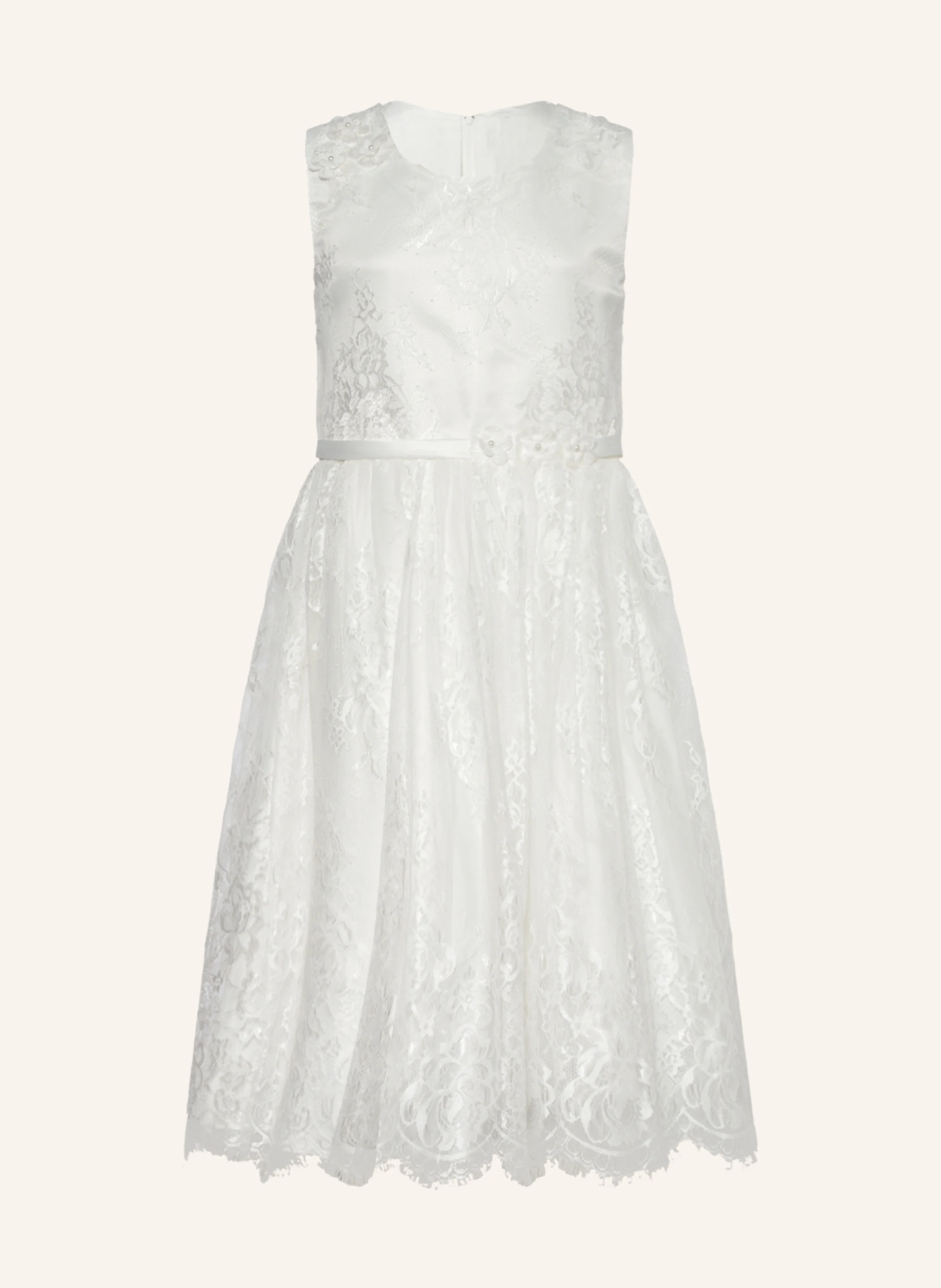 happy girls Spitzenkleid mit Schmuckperlen
