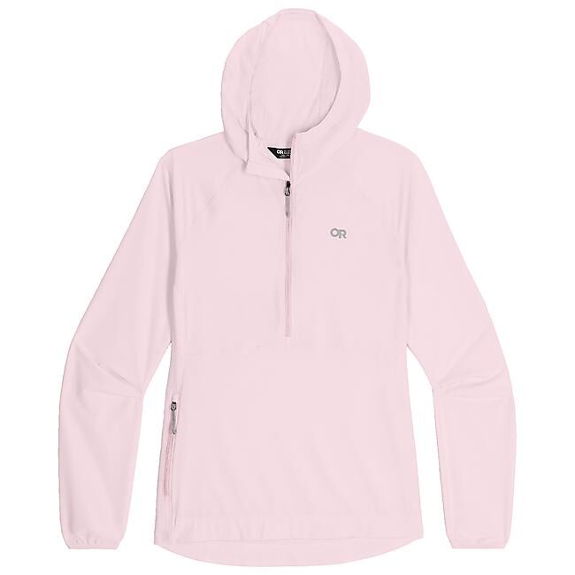 OUTDOOR RESEARCH - T-SHIRT ML 1/2 ZIP A CAPUCHE WOMENS ASTROMAN AIR S