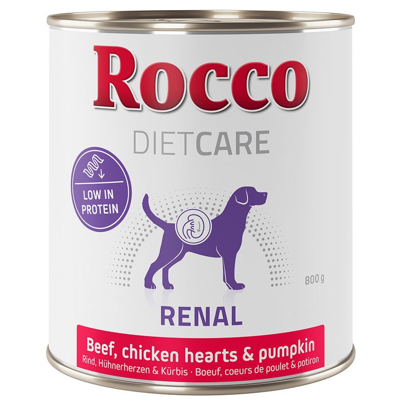 Rocco Diet Care Renal bœuf, cœurs de poulet, potiron pour chien