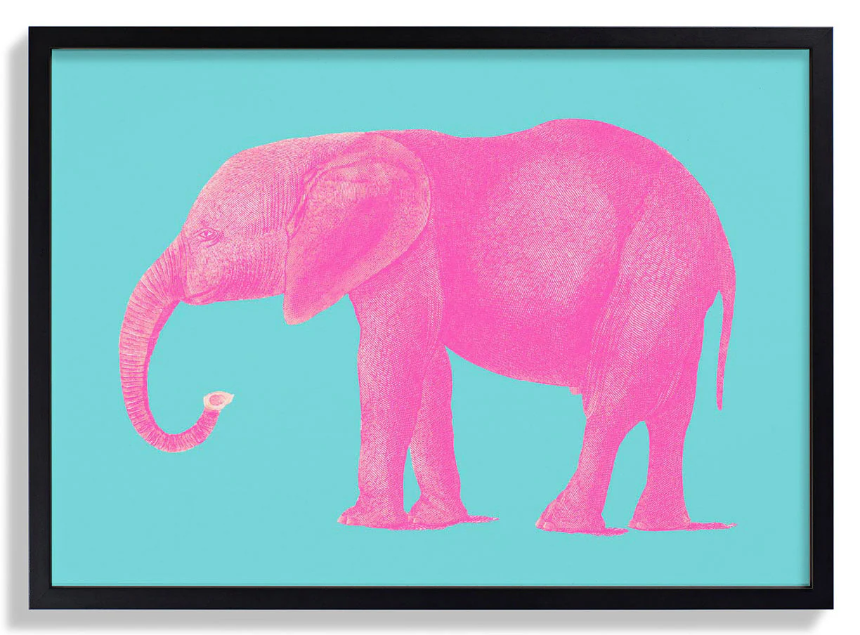 Rosa Elefant Tier