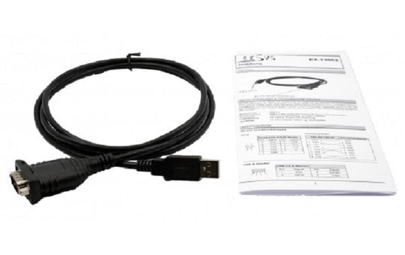 Schnittstellenkonverter EX-130021-Port USB-zu-Serial-Adapterkabel (9 Pin RS-232, 1.8 m)