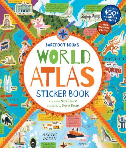 World Atlas Sticker Book (Paperback)