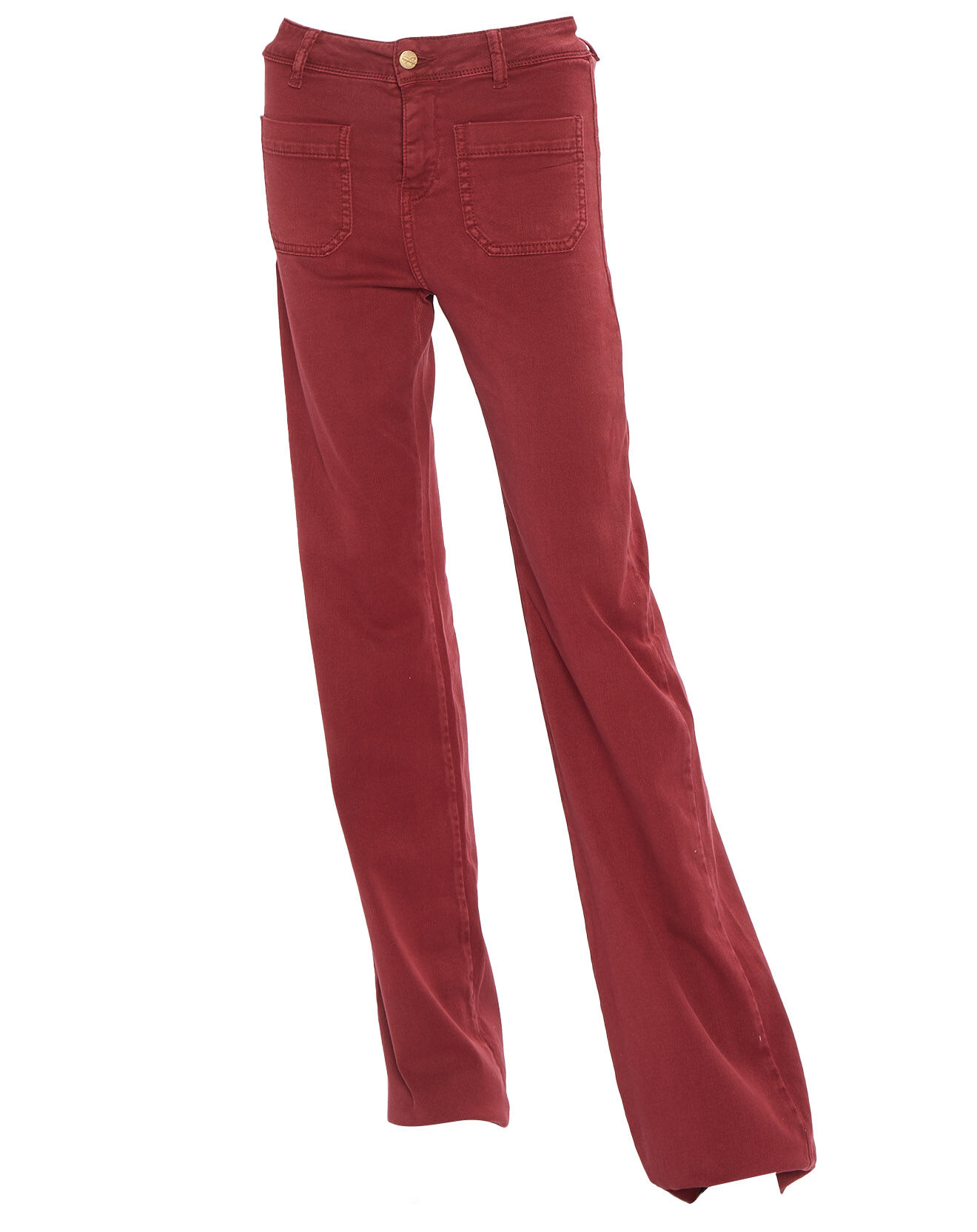 Acquaverde Jean bootcut Charlotte bordeaux
