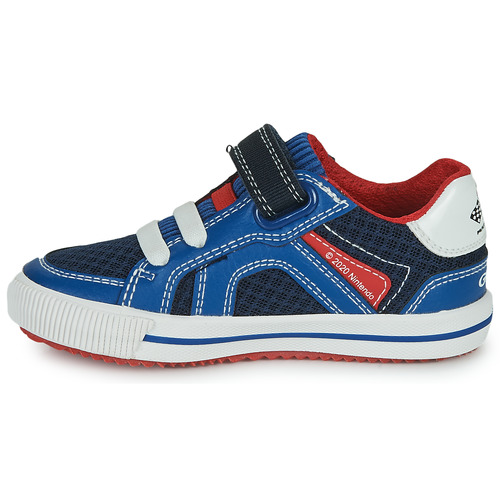Geox - J ALONISSO BOY - Bleu / Rouge