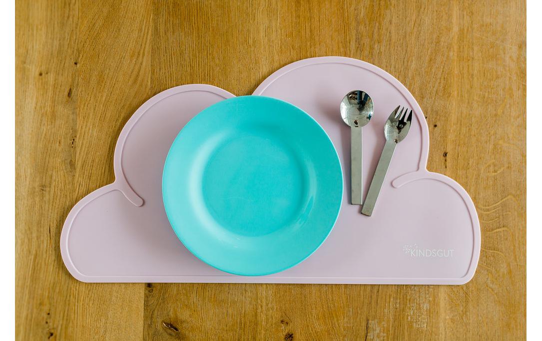 Kindertischset Platzdeckchen ZartrosaEsstischunterlage in Wolkenform