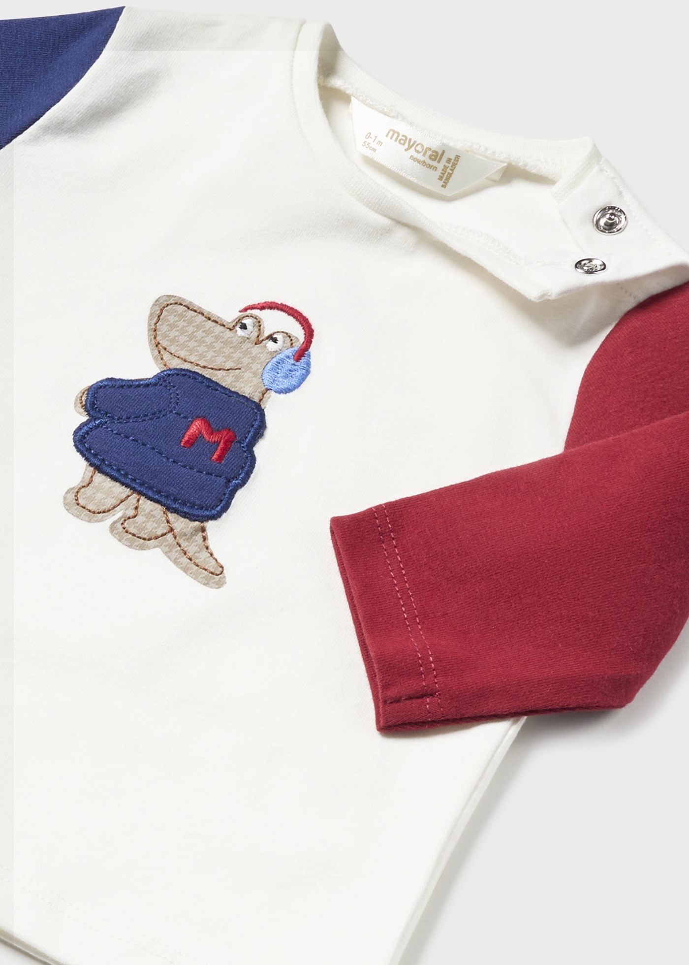 Conjunto de 2 camisetas Better Cotton para recém-nascidos