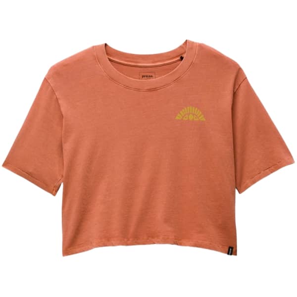 T-shirt PRANA EVERYDAY GRAPHIC CROP TEE W TERRACOTTA FESTIVAL