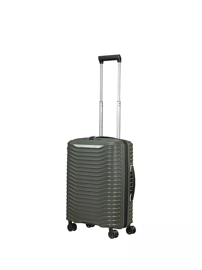 SAMSONITE Trolley Upscape Spinner 55 Erweiterbar Climbing Ivy dunkelgrün