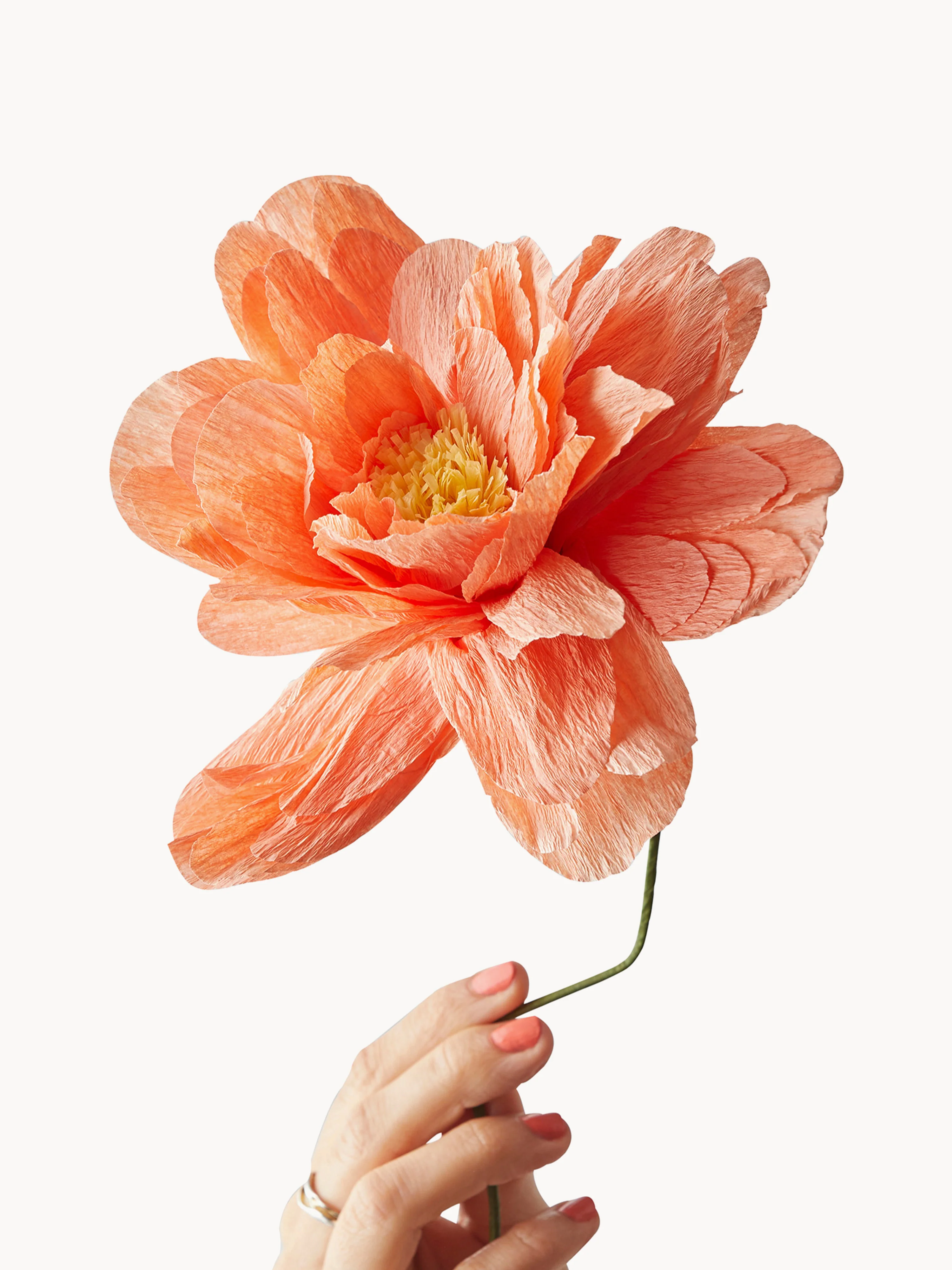 Handgemaakte kunstbloem Grand Peony