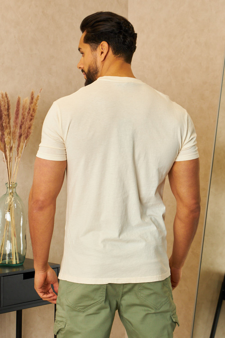 T-shirt beige 