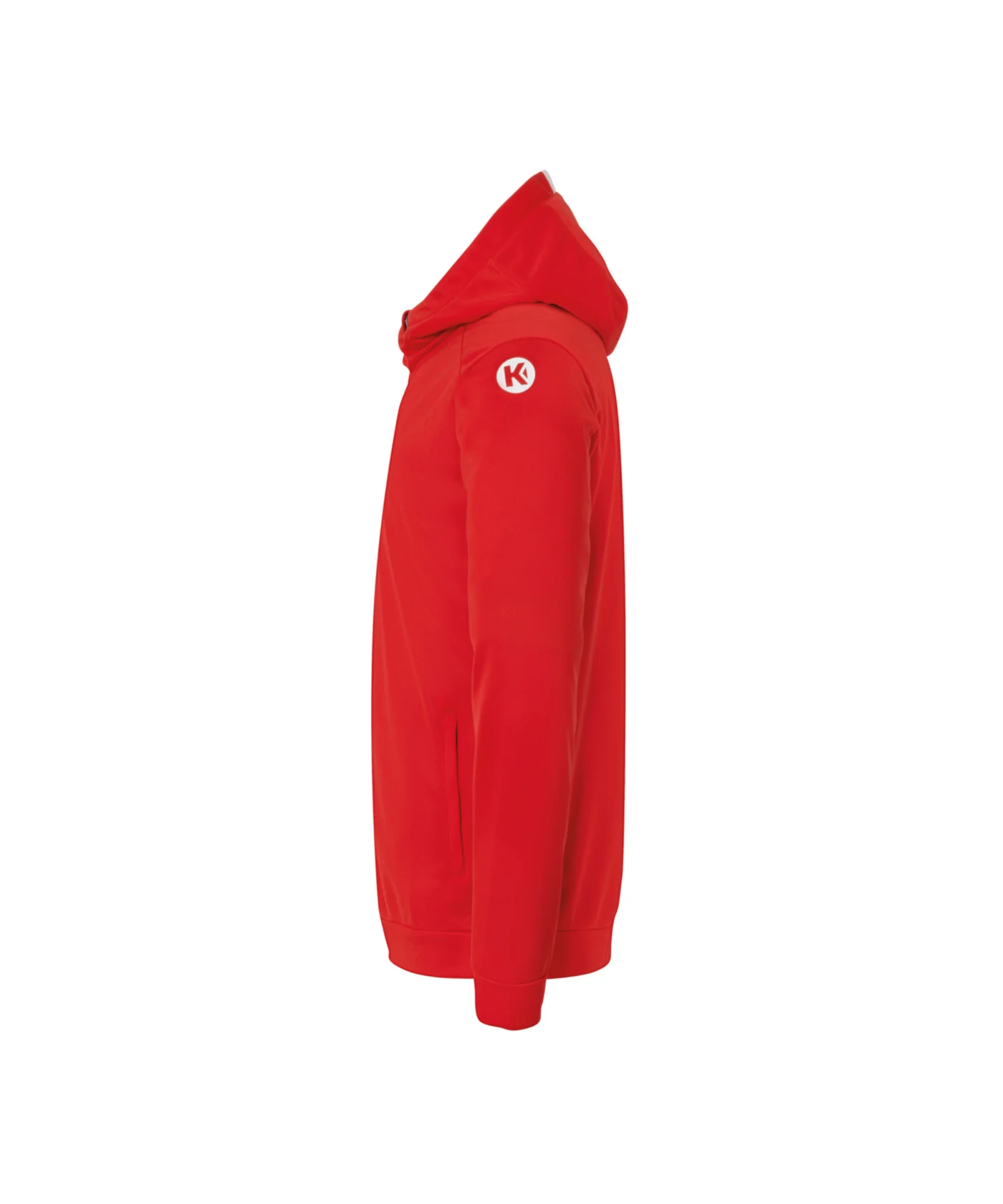 Kempa Player Kapuzenjacke Rot Weiss F03
