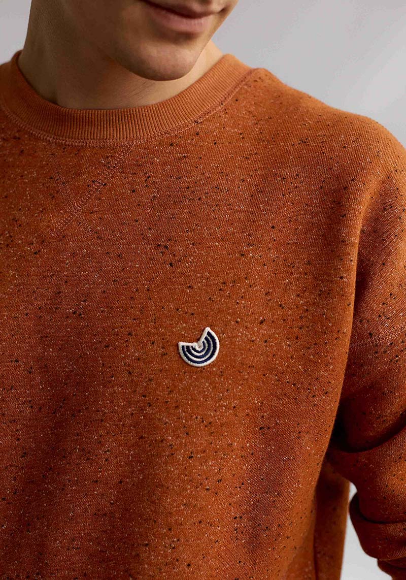 Twothirds Pullover Dundrum Umber Orange