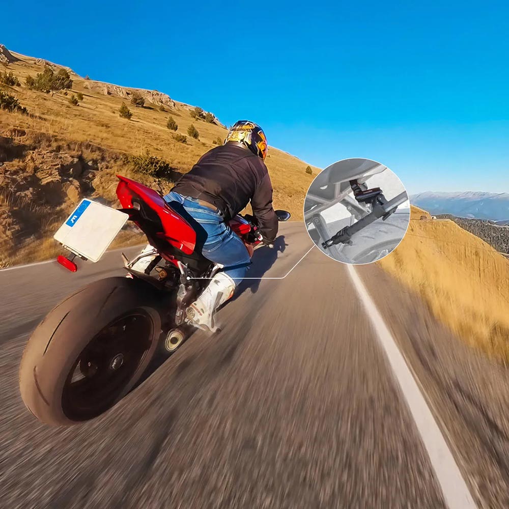 insta360 - Support pince moto pour perche à selfie