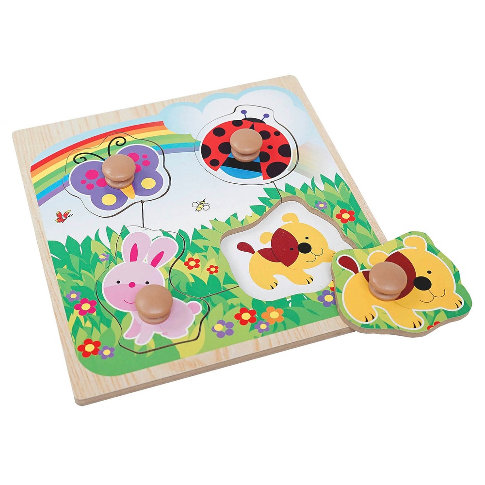 Easy Grab Holz-Tierpuzzle-Sortiment