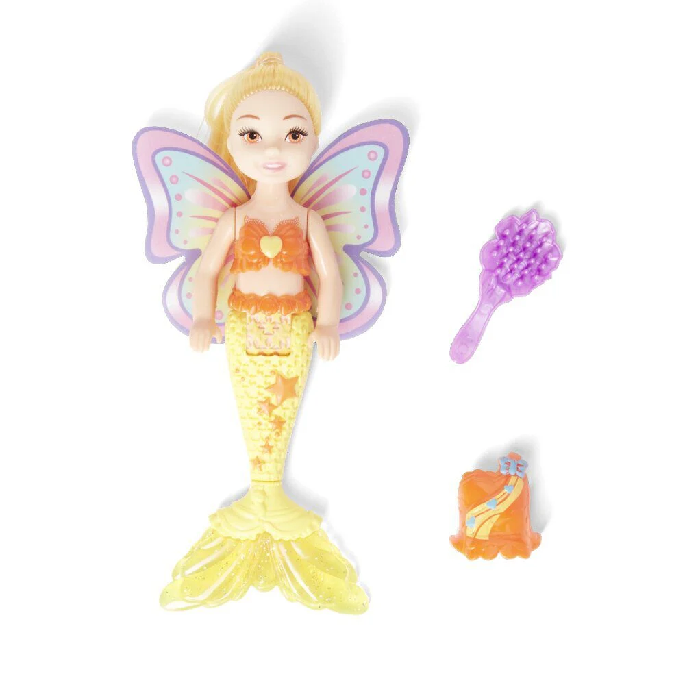 Jouet poupée sirène avec 2 accessoires