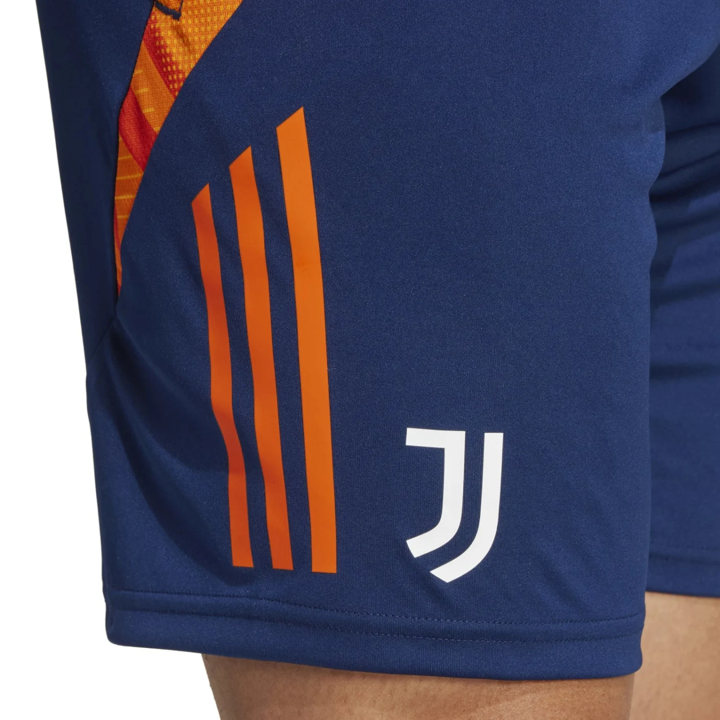 Adidas Juventus Trainingsbroekje 2024-2025 Donkerblauw Oranje Wit