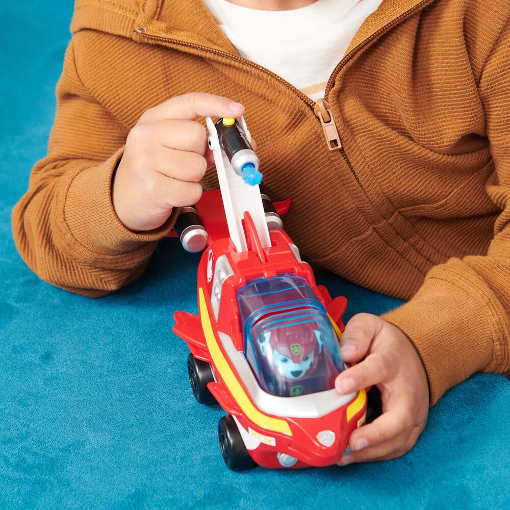 PAT'PATROUILLE -VEHICULE ET  FIGURINE MARCUS AQUA PUPS