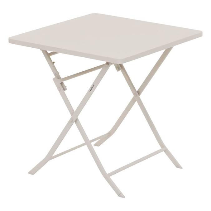 Table de jardin pliante carrée GREENSBORO Argile