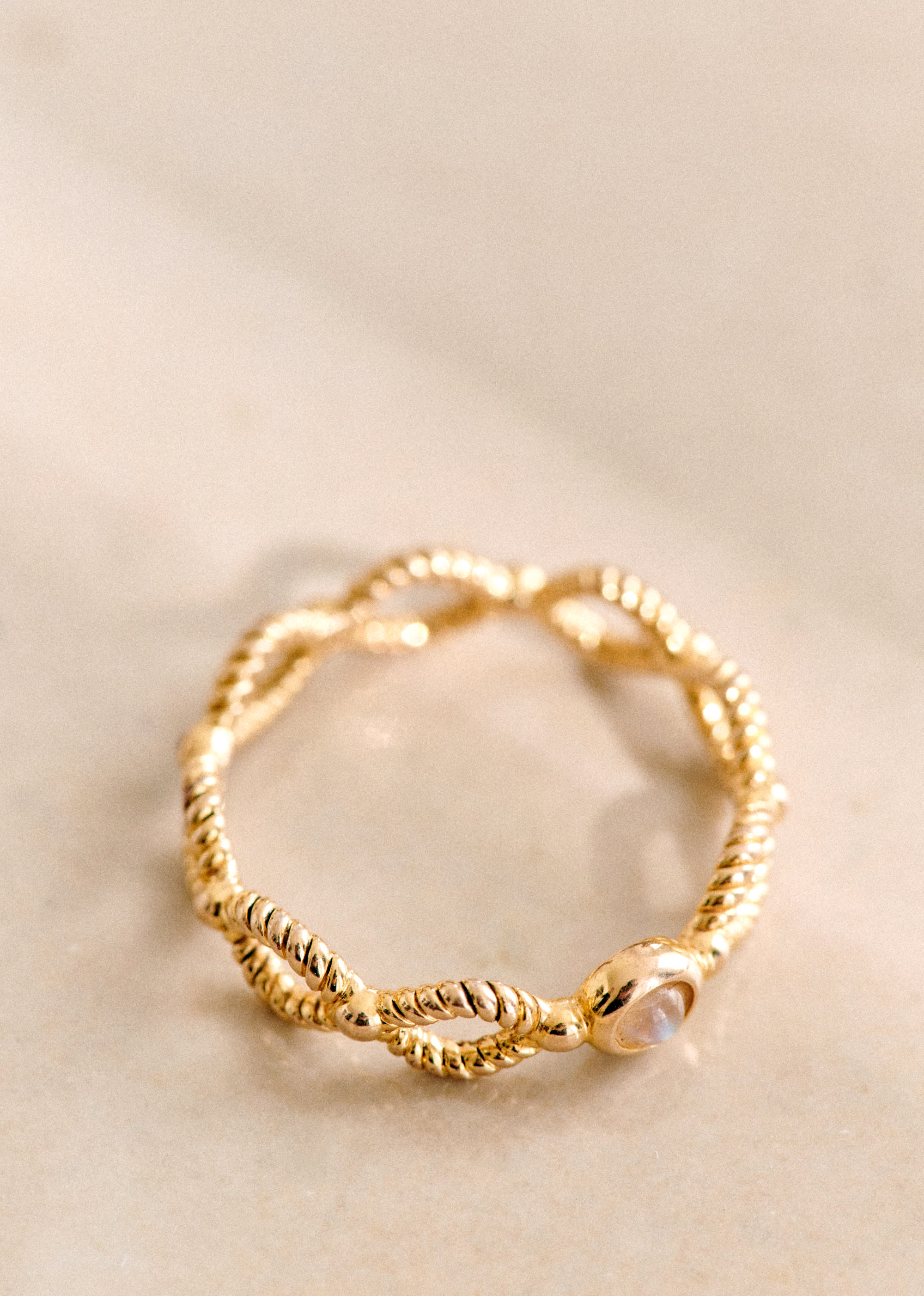 Bague Constance - Ecru doré - E-SHOP/BIJOUX Bracelets & Bagues 5905865