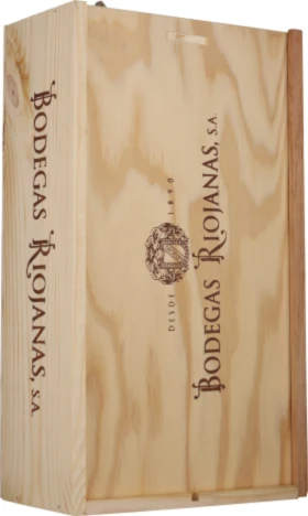 MONTE REAL RED & WHITE WOODEN BOX 2X75CL