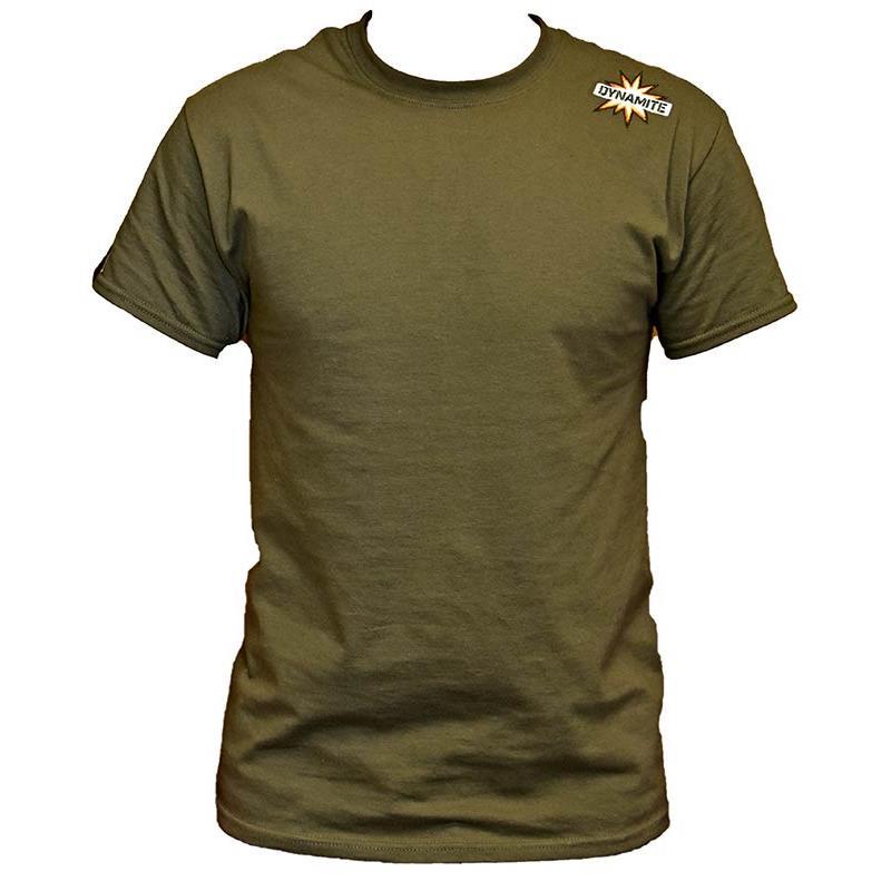 Tee Shirt Manches Courtes Homme Dynamite Baits - Kaki